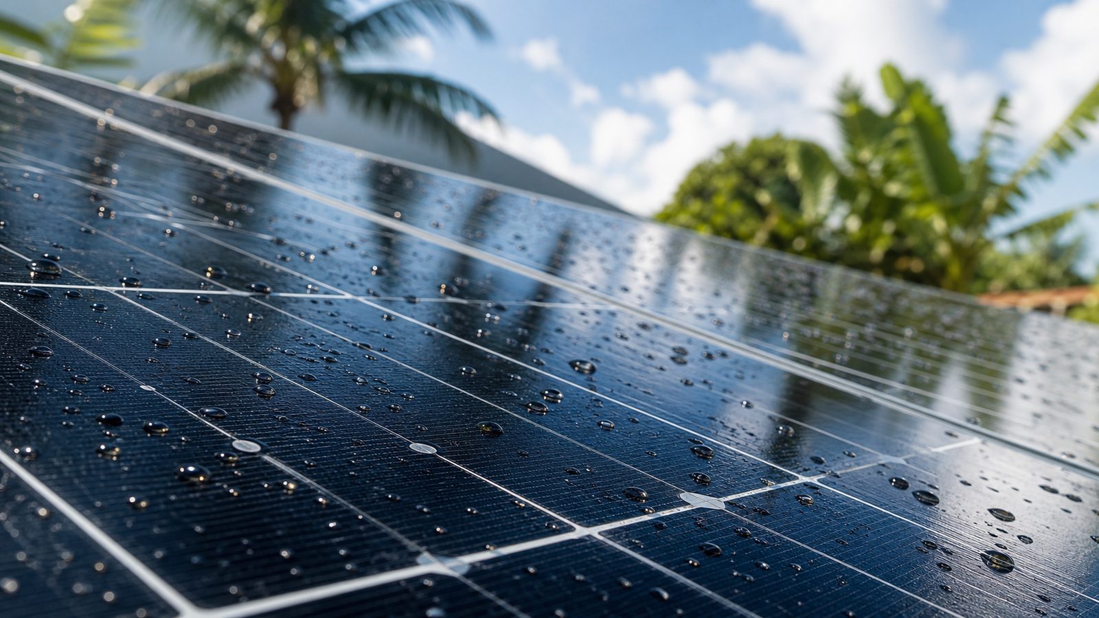 Solar panel detail